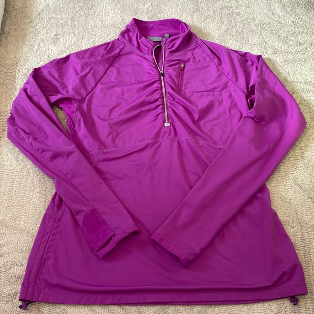 Athleta purple running top XL